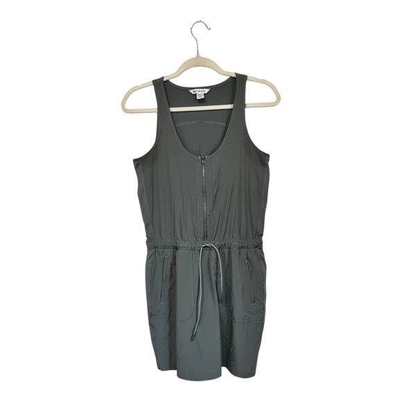 Athleta | Gray Expedition Athletic Shorts Skort Skirt Drawstring Dress 4 - Picture 5 of 13
